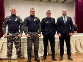Vereador Sargento Wellington participa da solenidade de abertura do Maio Amarelo na FIEPB, organizada pelo Batalhão de Policiamento de Trânsito