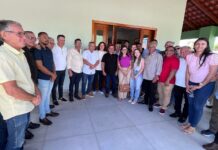 Veneziano recebe reafirmação de apoio à sua reeleição de prefeitos da região do Rio do Peixe