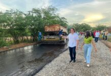 Após inspeção a obras que somam R$ 10 milhões em emendas, Veneziano anuncia recursos para Pátio de Eventos no Congo