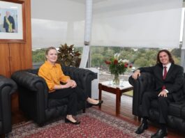 Líder da Maioria no Senado, Veneziano se reúne com Ministra Gleisi Hoffmann para tratar de pautas prioritárias para este semestre
