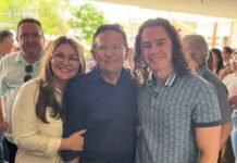 Veneziano e prefeito Galego da Gavel entregam rotatória ligando as BRs 427 e 230, em Pombal