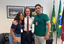 Veneziano recebe ‘Jovem Senadora’ paraibana e ressalta a importância de concurso que “elege” representantes de todos os estados