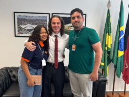 Veneziano recebe ‘Jovem Senadora’ paraibana e ressalta a importância de concurso que “elege” representantes de todos os estados