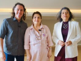 Ministra das Mulheres confirma a Veneziano a construção da Casa da Mulher Brasileira em Campina Grande