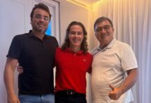 Veneziano recebe apoio à sua reeleição do vice-prefeito e do presidente da Câmara Municipal de Queimadas