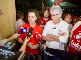 Veneziano participa da convenção do PT e agradece ao presidente Lula e aos militantes o apoio à sua reeleição
