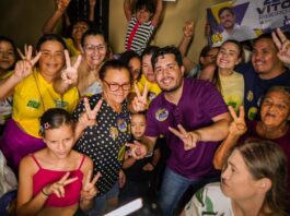 Vitor Ribeiro caminha em Santa Rosa e visita Instituto São Vicente de Paula