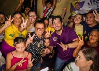 Vitor Ribeiro caminha em Santa Rosa e visita Instituto São Vicente de Paula