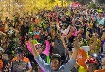Solidariedade: Pedal Iluminado da STTP reuniu ciclistas para passeio de bike em Campina Grande