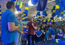 Com Veneziano e Efraim Filho, MDB e União Brasil lançam pre-candidato a prefeito Dr. Gilberto Sarmento em Sousa