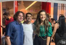 Veneziano participa da festa de aniversário de Baraúna, ao lado do pré-candidato a prefeito pelo MDB, Josenildo da Farmácia
