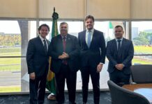 Após audiência com Flávio Dino, Bruno anuncia implantação da Casa da Mulher e novo posto da PRF