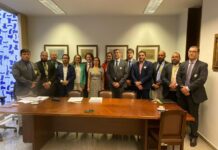 Veneziano recebe comitiva do IFPB e trata da garantia de recursos para a instituição junto ao MEC e DNIT