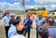 Ao lado do superintendente do DNIT, Veneziano confirma R$ 41 milhões para recuperação da BR-104, de Campina Grande até Pernambuco